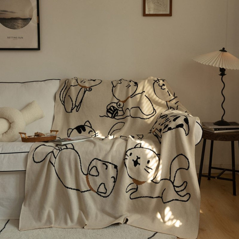 Purrsoft Bomull Napptäcke Carvallo