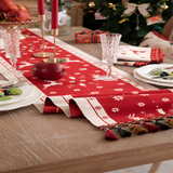 Luxe Merry Tasseled Runner Cloth Carvallo
