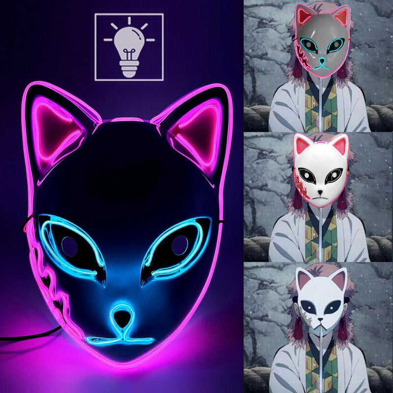 Demon Slayer LED-Mask-Utklädnad-BB-Hemnix