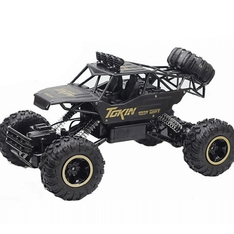 2.4GHz RC Bil med Fyrhjulsdrift – Kraftfull Off-Road Driftbil med Fjärrkontroll-Radiostyrt-BB-Stor: 37x23x20 cm-Hemnix