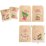 12st God Jul Kraftpapperspåsar - Färdiga Julklappspåsar 13x18cm-Jul-BB-Hemnix