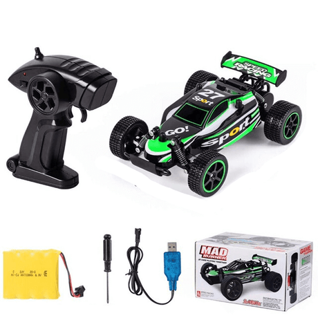1:20 Fjärrstyrd Buggy Bil – Snabb Racingbil med 2.4G Teknik-Radiostyrt-BB-Grön-Hemnix