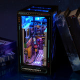 Cyberpunk DIY Stugkit – 3D Modell för Heminredning med Belysning Carvallo
