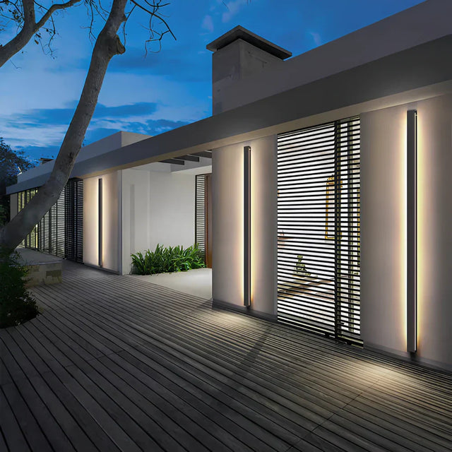 Utomhusvägglampa Aluminium Modern LED Vägglampa Carvallo