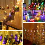 LED Fotoklipp Ljussträng med Batteridrift – Färgskiftande ljus för dekoration och fotopresentation Carvallo