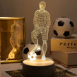 3D Fotbollsspelare Lampa – För en Sportig Atmosfär Carvallo