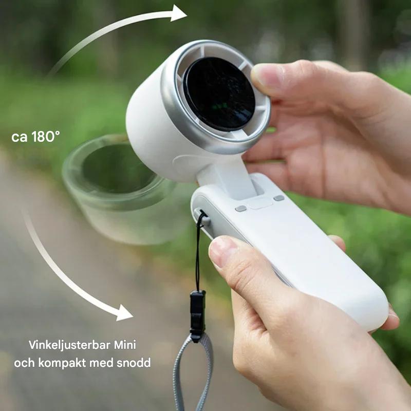 TurboBreeze - Handhållen Mini-turbofläkt för Resor och Vardagsbruk-Handfläktar-BB-Hemnix