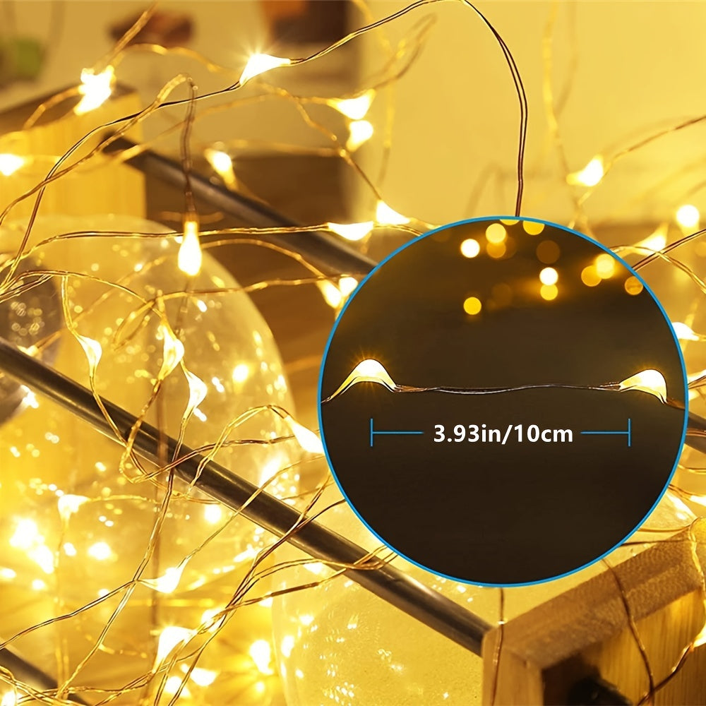 TwinkleWire - USB LED Koppartråd Ljuslina, Flerfärgad Dekoration Carvallo
