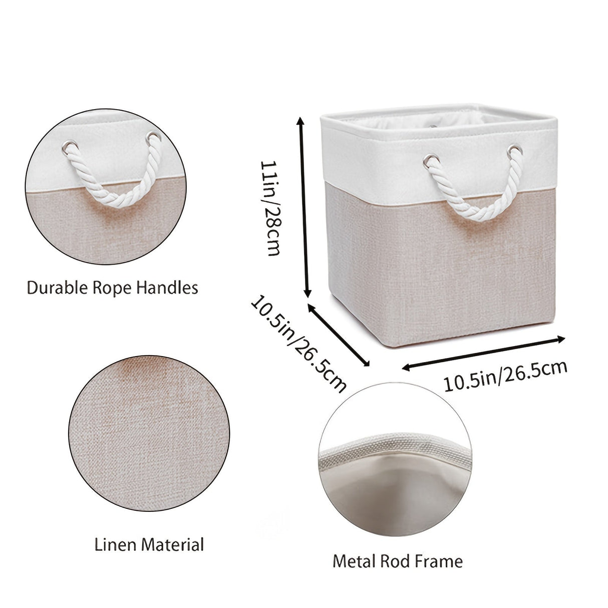 Stilren Förvaringskorg - Hållbar Organisering för Varje Rum Carvallo