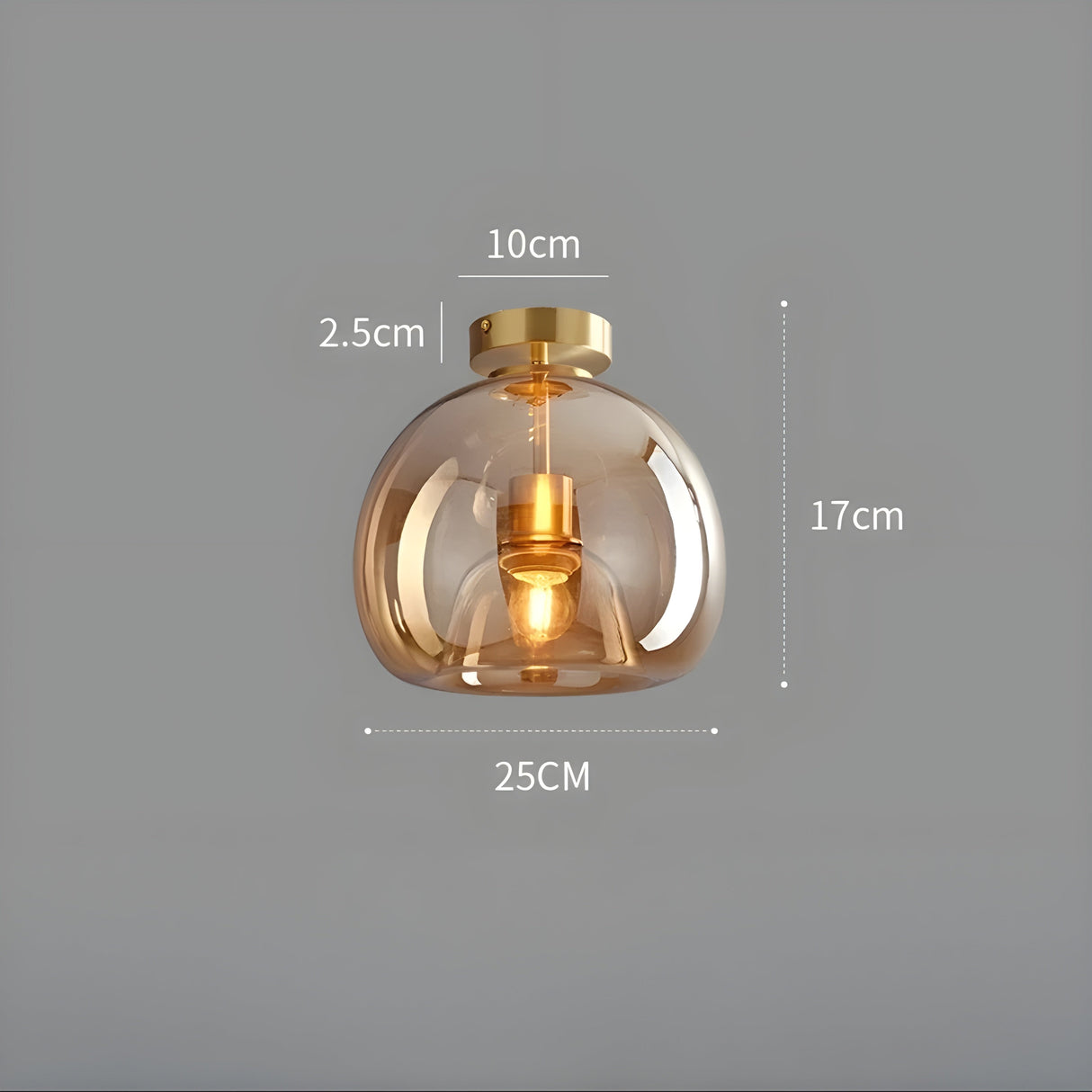 LustroCeil Light - Minimalistisk Glas-Taklampa Carvallo