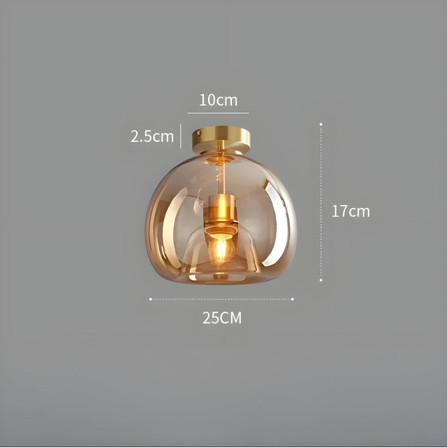 LustroCeil Light - Minimalistisk Glas-Taklampa Carvallo