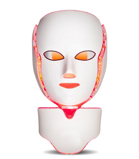 7 Färger Röd Ljusterapi Mask - Ansikte & Halsbehandling Carvallo