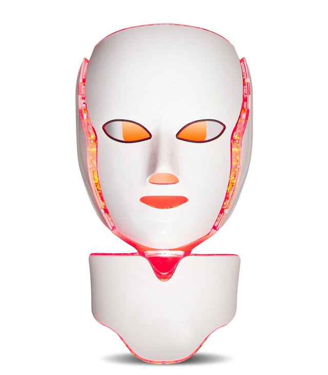 7 Färger Röd Ljusterapi Mask - Ansikte & Halsbehandling Carvallo