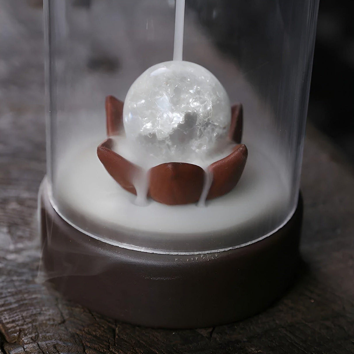 SoothingFlow Brännare - Vindskyddad Backflow Rökelsebrännare Carvallo