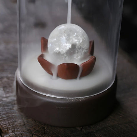 SoothingFlow Brännare - Vindskyddad Backflow Rökelsebrännare Carvallo