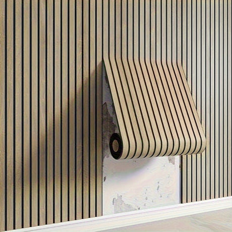 WoodTex Paneler - 3D självhäftande vägguppgradering MILA Sverige
