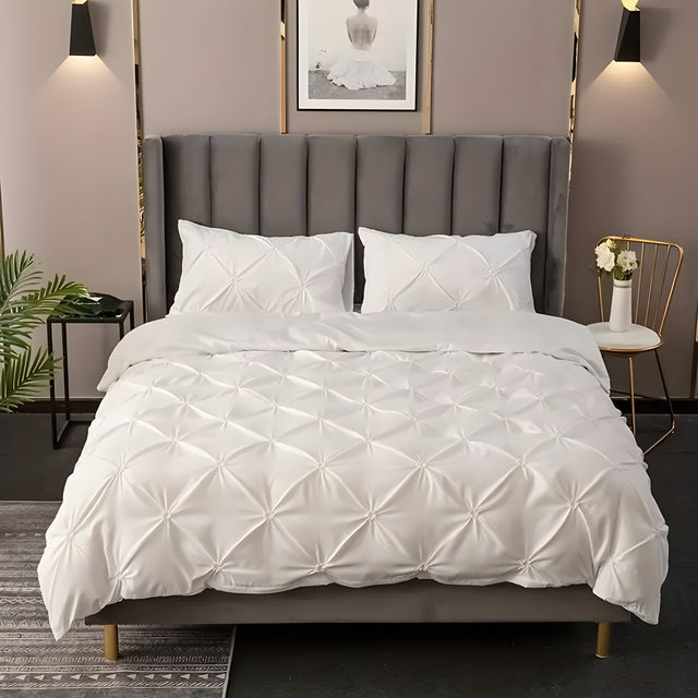 CloudLoom Duvet Set - Kneifen Rynkade Filtäckes Set Carvallo