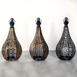 MoroccanGlow Ljuslykta - Vintage Metall Ljusställningslykta Carvallo