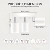 FlexiLight - 3-ljus Takspot med Vridbara Högar, GU10 Fäste Carvallo