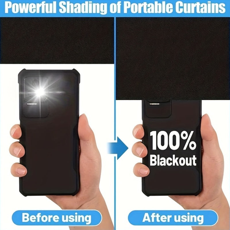 Bärbar mörkläggningsgardin – Skräddarsydd, borrfri lösning för avskildhet MILA Sverige