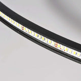 LunaNova - Modern Rund LED Taklampa Metall/Acryl Carvallo