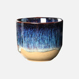 Handgjord keramikmugg – Blå-glaserad teskål Carvallo