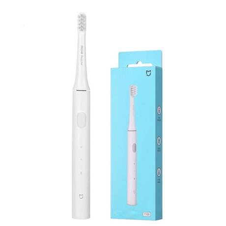 T100 Sonic Elektrisk Tandborste-Tandvård-BB-Vit-Hemnix