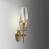 Vägglampa Modern Mässing Glas Sconce Carvallo