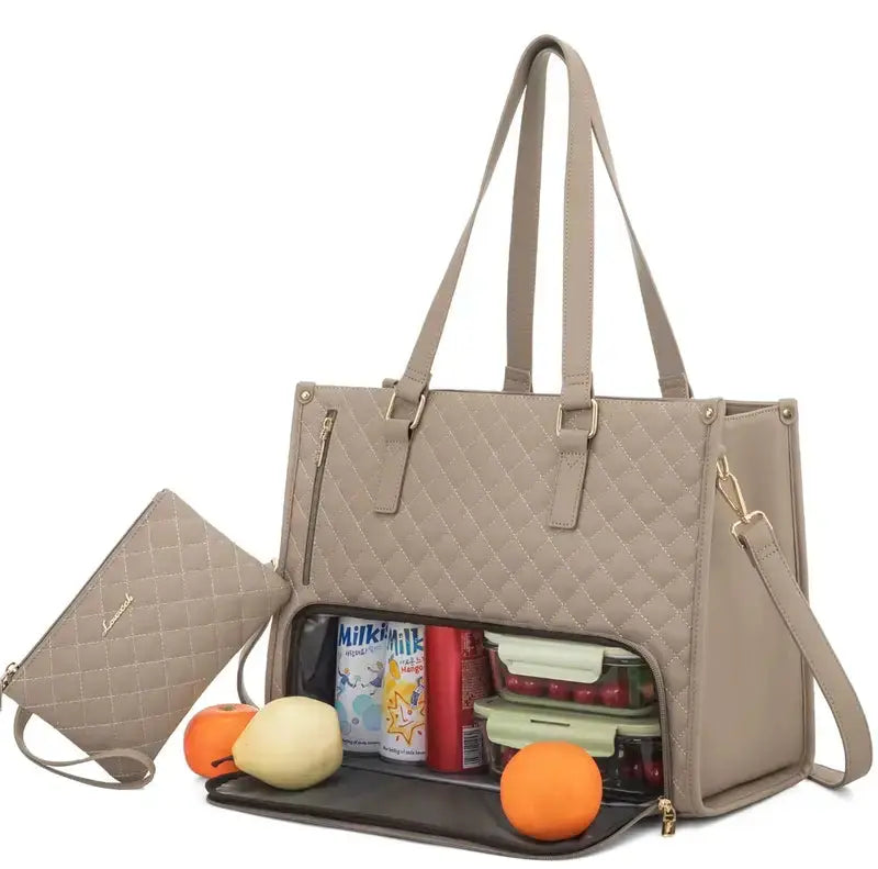 Snygg, rymlig och vattentålig allt-i-ett termoväska MILA Sverige