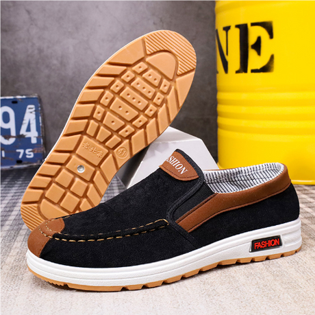 Casual loafers i plusstorlek för män-Hemnix-Svart-39-Hemnix