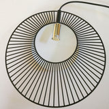 Minimalistisk Svart Metall Hänglampa för Matrum Carvallo