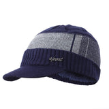 UrbanEdge® Stickad Keps + Touch-Handskar-Hemnix-1st Marinblå + touchhandskar för 299kr-Hemnix