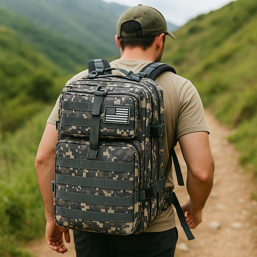 Taktisk Ryggsäck 50L Militär Utomhus Ryggsäck Carvallo