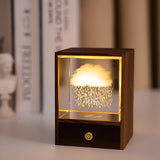 Modern träkub LED-bordslampa – Dimbar Ambient Night Light MILA Sverige