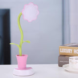 Solros skrivbordslampa med pennhållare – Kreativt LED-ljus MILA Sverige