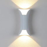 Vattentät LED Vägglampa | 7.9–11.8 x 3.9–4.7 tum | Aluminium & Glas | IP65 Klassad Modern Utomhusbelysning | Brick by Brick Carvallo