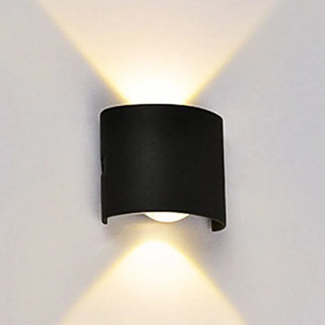 Vägglampa Modern Vit LED Vattentålig Lampa Carvallo