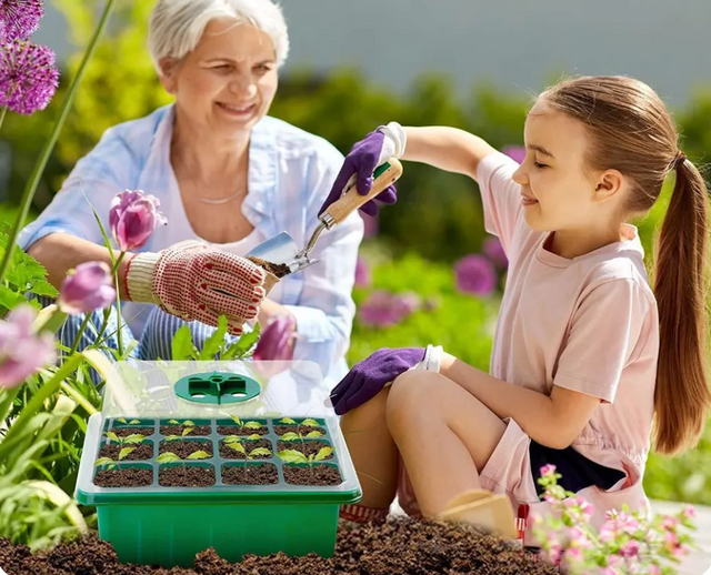 Inomhusväxthus med LED och luftcirkulation-VaruZ-Hemnix