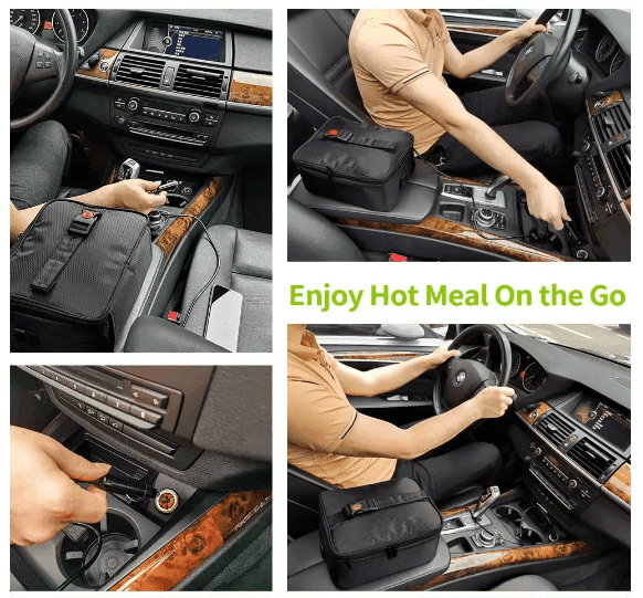 Portabel Matvärmare Lunchlåda – Elektrisk Värmekontainer för Måltider På Språng Carvallo