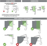 Luxora Heavy Duty 2-i-1 Girlander och Strumphängare Carvallo
