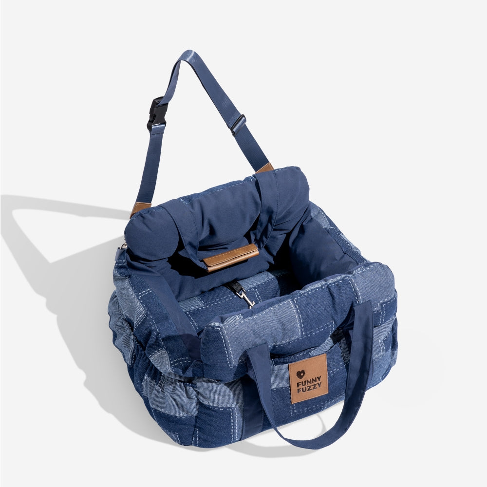 Hundbilstol med säkerhetsrem och kudde Carvallo