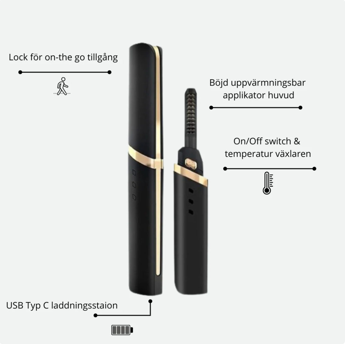 Uppvärmd Ögonfransböjare Pro-VaruZ-Hemnix