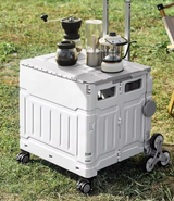 Hopfällbar Dragvagn med Trappklättrare-VaruZ-Hemnix