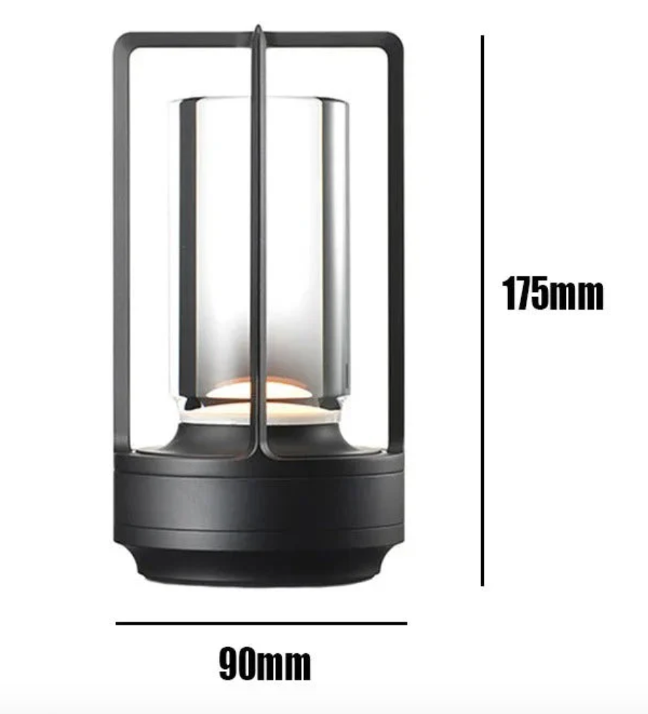 Lumière d'Orée – Trådlös designlampa i kristall och metall-VaruZ-Hemnix