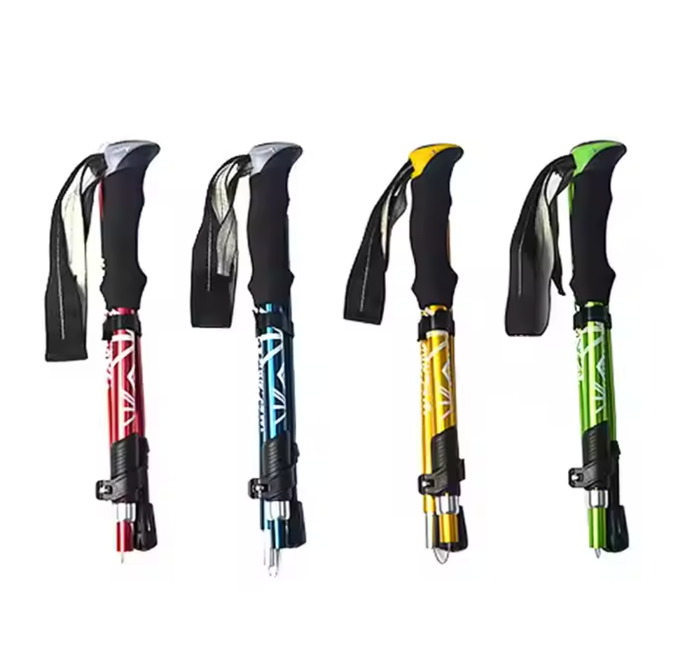 Hopfällbar gångstavar svart-VaruZ-Hemnix