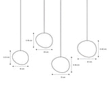 Pendellampa i stenslook – Matt vit med naturlig stenslook | Minimalistisk och stilren Carvallo