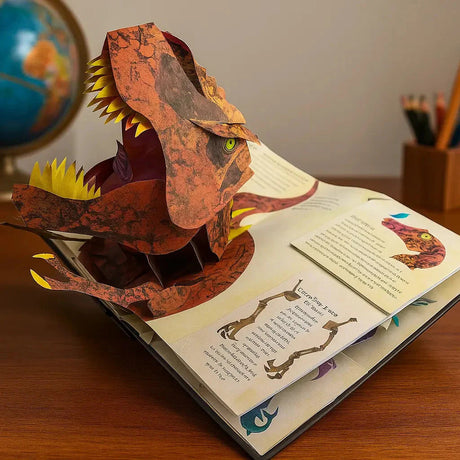 3D-dinosauriebok – interaktiv förhistorisk resa för barn och vuxna MILA Sverige