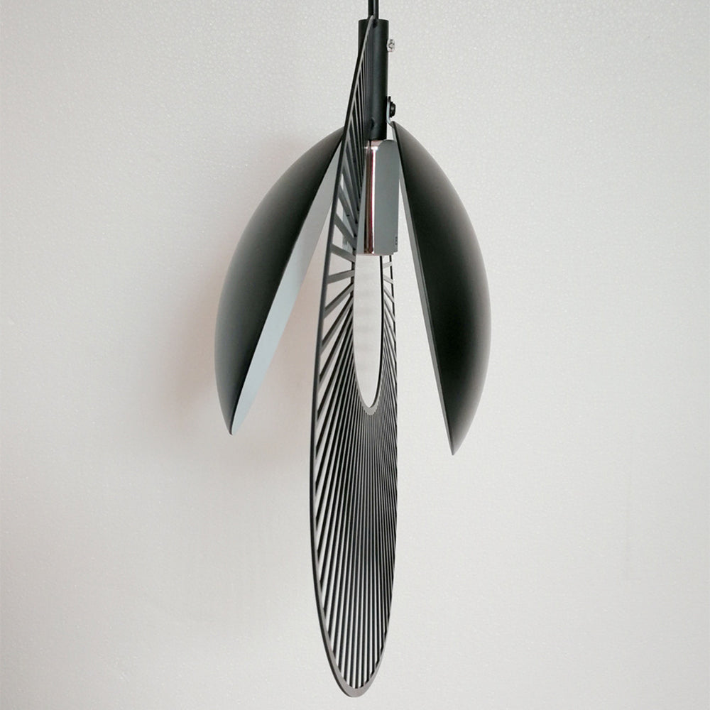 Minimalistisk Svart Metall Hänglampa för Matrum Carvallo