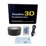 Erling Haaland 3D Illusion LED-Lampa - Nattlampa Footballdinho