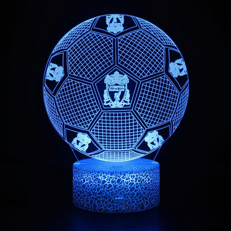 Fotboll 3D Illusion LED-Lampa - Nattlampa - Ball Footballdinho